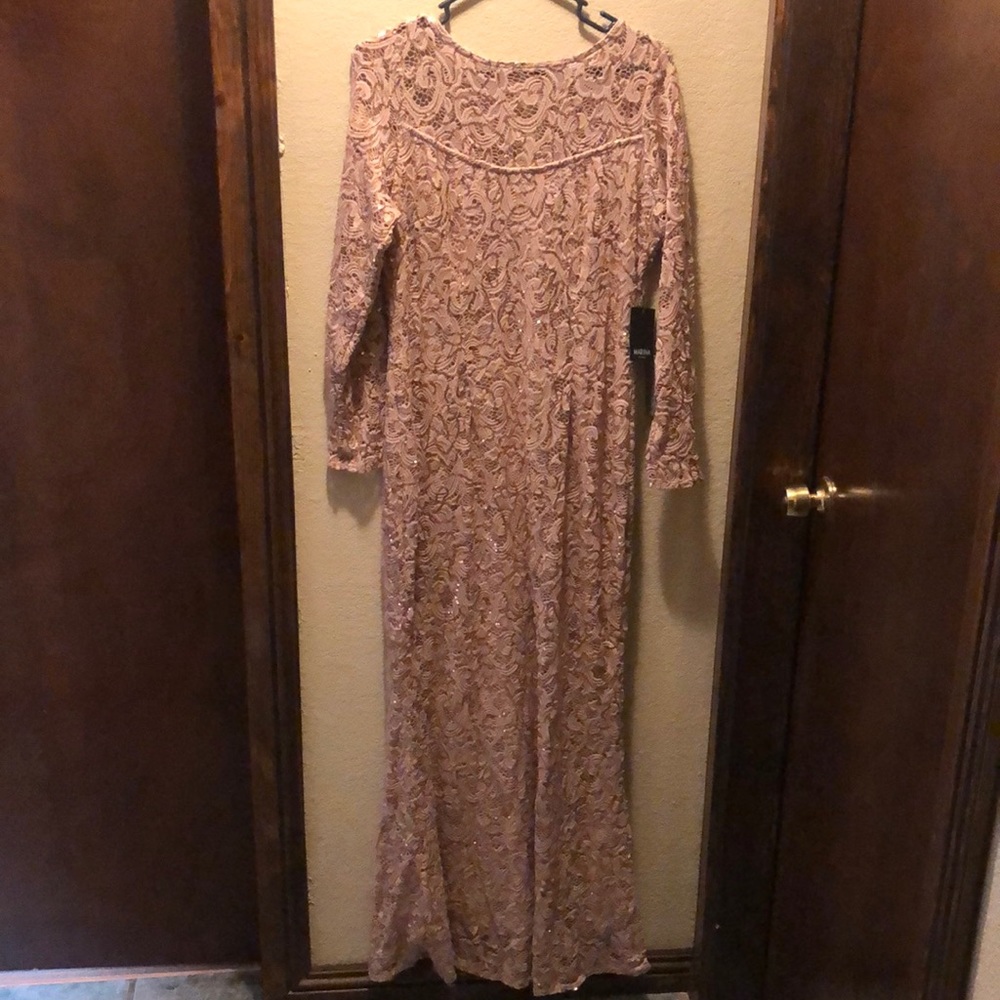 Sequins Lace Long Gown